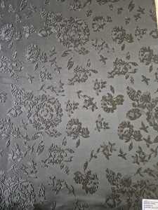 Abaya ผ้าซาตินเงางามเป็นพิเศษสำหรับผู้หญิงผ้า100% โพลีเอสเตอร์สีดำฟูโครเมทัลลิกผ้าแจ็คการ์ดระบายอากาศได้ดี - Product Image 4