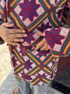 Veste Kantha en coton vintage faite à la main, réversible, matelassée, style bohème - Product Image 3