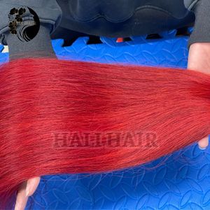 Extensiones humanas de estilo recto vietnamita Remy 100% a granel de alta calidad suave sedoso sin enredos doble cutícula dibujada teñida individual - Product Image 4