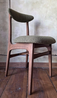 Chaise de salle à manger en bois de style nordique moderne, nouveau modèle, mobilier de maison, poste de travail en rotin pour restaurant, appartement, atelier/villa - Vente en gros