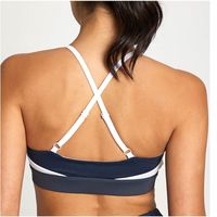 Soutien-gorge de sport pour femmes de haute qualité, vente en gros, best-seller, maintien élevé, en Spandex/Nylon, sans couture, bretelles réglables, fabriqué au Pakistan