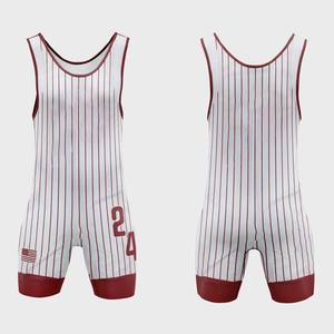 Combinaisons de lutte de haute qualité avec logo personnalisé, fabriquées en usine, vêtements de sport, combinaison de lutte confortable, une pièce, sublimée - Product Image 5