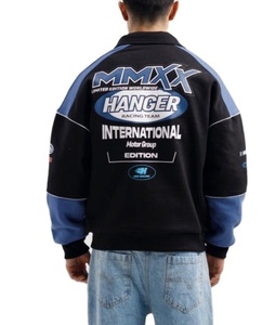 2025 Best Selling Unisex Long Puffer <b>Jackets</b> Custom OEM Clothing Manufacturer Front Color <b>Patchwork</b> Varsity <b>Jacket</b> Plain Dyed - Product Image 2