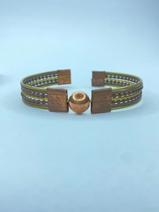 Boutique Jewelry Wholesale Manufacturer Retailer Bulk Supplier Luxury <b>Copper</b> Brass Cuff <b>Bracelet</b> Gold Plated Vintage Unisex - Product Image 1