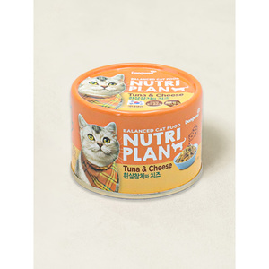 Dongwon nutriplan 160กรัมอาหารเปียกสำหรับสัตว์เลี้ยงเนื้อขาวปลาทูน่าและชีส - Product Image 1
