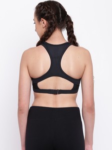 Fit Kin Women's High Support Reversible <b>Adjustable</b> Cross Back Mesh Beaded Print Sports Bra - Product Image 3