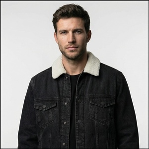 เสื้อแจ็กเก็ตสำหรับผู้ชายผ้ายีนส์สำหรับใส่กลางแจ้งไซส์ใหญ่พิเศษเสื้อผ้าแฟชั่นงานตามสั่งสำหรับฤดูหนาว - Product Image 1