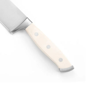 Cuchillo de Chef Ecológico Ambidiestro de Acero de Damasco de 8 Pulgadas con Mango de Madera de Hierro del Desierto - Product Image 6