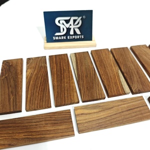 Premium Rosewood Knife Handle Scales Sanded Smooth <b>Sandblasted</b> for Custom Knife Making Craft Handles DIY Projects - Product Image 2