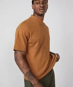 Quality <b>Light</b> Breathable Eco-Friendly Anti-Wrinkle Cotton Men's Plus Size Ringer T-Shirt Regular Fit O-<b>Neck</b> Collar Solid Logo - Product Image 1