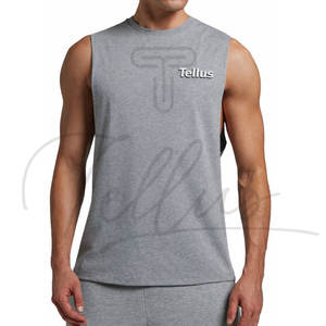 Camiseta sin mangas para hombre, para entrenamiento, deporte, culturismo, estilo stringer, corte muscular, camiseta sin mangas para gimnasio. - Product Image 6