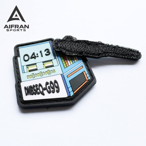 Parches de Goma de PVC Suave Aifran, Insignia con Logotipo Personalizado para Gorras, Chaquetas, Bolsos, Uniformes, Parche con Diseño en Relieve 2D y 3D, Fabricante - Product Image 2