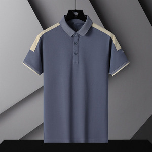 เสื้อผู้ชายแบบสั่งทำ ผ้าถัก แขนสั้น แห้งเร็ว บริการ OEM ตำแหน่งโลโก้ด้านหน้า ออกแบบเองได้ น้ำหนัก 220 กรัม จากโรงงานโดยตรง - Product Image 3