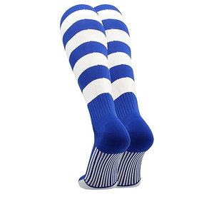 Wholesale Red And White Striped Knee High Breathable Outdoor Sports <b>Socks</b> All Seasons - Product Image 3