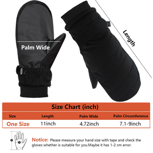 Mitaines de ski imperméables en gros pour l'hiver, mitaines de snowboard chaudes et respirantes, antidérapantes, pour sports de plein air et équipement de cyclisme sur neige - Product Image 6