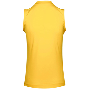 Polos de golf sin mangas personalizados para mujer, transpirables, que absorben la humedad, color azul, para mujer, con OEM - Product Image 3