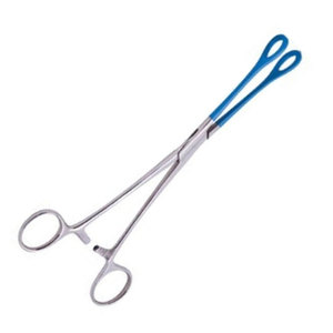 Pince à éponges courbée en acier inoxydable, instrument chirurgical de pansement, outil médical réutilisable pour bloc opératoire hospitalier - Product Image 1
