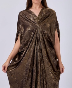 Luxury Kaftan Abaya Handmade Moroccan Arabian kaftan Dress Long Sleeve V Neck Polyester Regular Fit Casual Evening Party Flared - Product Image 5