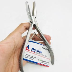 Pinces à cheveux en acier inoxydable avec logo personnalisé en gros outils pour extensions de cheveux humains - Product Image 1