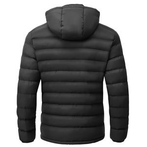 OEM Customized Design Men's Long Sleeves Waterproof Puffer Jacket Best Selling High Street Hooded Collar Puffer Jackets - Product Image 2