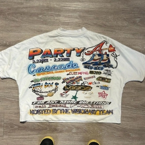 Camiseta Corta para Mujer a Precio Accesible, Estilo Americano, con Logotipo Personalizado, Top Corto de Algodón Suave, Ropa de Moda Femenina - Product Image 2