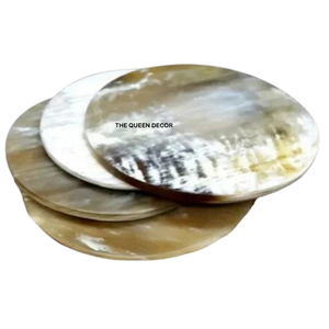 Sous-verres en corne multi-usages pour la décoration de tables d'hôtels et de restaurants, produits de cuisine très demandés, pour le service du café et du thé - Product Image 1