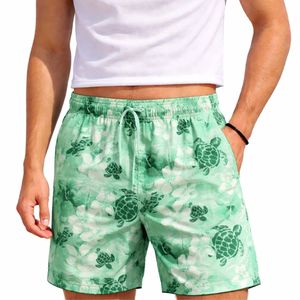 Customized <b>Mens</b> Quick Dry Beach Shorts 2 in 1 Workout Gym Sports Shorts Swimming <b>Trunks</b> High Waist Elastic Swimwear - Product Image 5