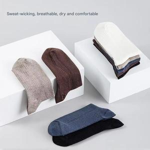 Modelo B, Dos Pares de <span class=keywords><strong>Calcetines</strong></span> de Media Pantorrilla para <span class=keywords><strong>Hombre</strong></span>, 100% Cáñamo de Fibra Larga, Ecológicos, Antibacterianos, Antideslizantes, de Secado Rápido - Product Image 5