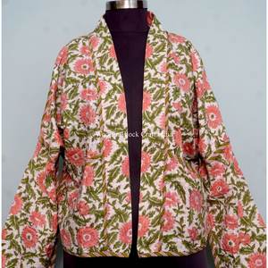 เสื้อแจ็คเก็ตผ้าฝ้ายพิมพ์ลายสวยงามสำหรับฤดูหนาว แขนยาว แฟชั่นฤดูหนาว เสื้อแจ็คเก็ตแบบ unisex สำหรับผู้หญิงและเด็กผู้หญิง - Product Image 2