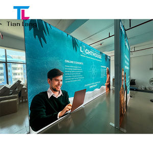 Stand Modular de Tela para Ferias Comerciales, 10x10, Marco de Aluminio, Exhibición de Tela Tensada - Product Image 4