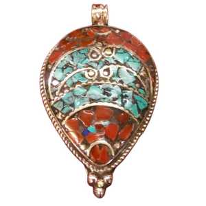 Colgante y Amuleto de Corazón en Aleación de Cobre Plateado, Estilo Hiphop Tradicional, Unisex - Product Image 2