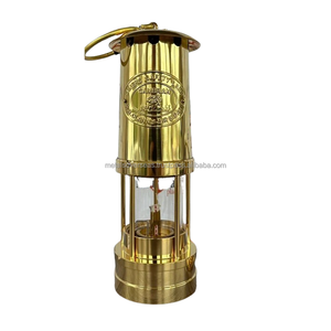 โคมไฟทองเหลืองโบราณสำหรับตกแต่งเรือและให้แสงสว่าง - Product Image 5