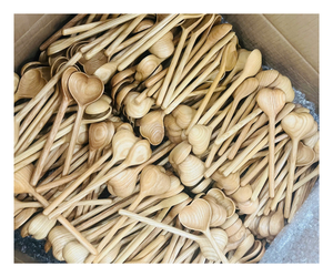 Acacia Wooden <b>Spoon</b> Handcrafted Design Eco Friendly OEM Large Quantity - Product Image 1