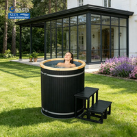Baignoire de récupération tout-en-un haut de gamme avec revêtement intérieur en PP et système de refroidissement rapide pour spa de jardin et récupération musculaire