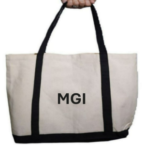 Sac fourre-tout en toile de coton réutilisable extra-large pour femme, avec logo personnalisé, poches zippées, poignées en corde, motif lettres, sac fourre-tout vierge - Product Image 5