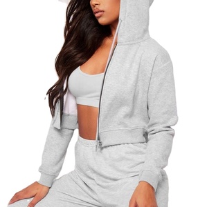 Sudaderas de algodón con capucha para mujer y pantalones de chándal de invierno 4 Way Stretch bordado Technics Sports Gym Wear Logo frontal transpirable - Product Image 2