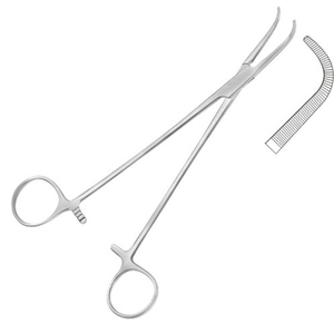 Pinzas Quirúrgicas O Shaughnessy de 18 cm, Instrumento Hemostático de Acero Inoxidable de Primera Calidad para Uso Médico - Product Image 4
