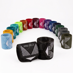 Bandes de poignet confortables et souples pour la musculation, design personnalisé, 18 pouces, réglables, soutien du poignet pour la musculation, sangles de CrossFit - Product Image 1