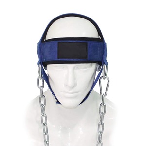 Harnais de musculation réglable robuste pour le cou, en coton/polyester, personnalisable (couleur/logo) - Product Image 2