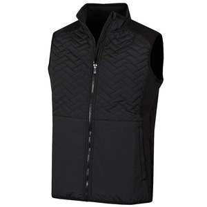 Chaleco de Algodón Cálido de Invierno para Hombre con Logotipo Personalizado OEM, Chaleco Informal Impermeable con Relleno de Plumón, Chaleco Sólido Personalizado para Hombre - Product Image 1