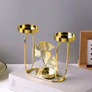 Premium Pillar Candlestick Holder Elegant Metal <b>Candle</b> Stand for Living Room Dining Table and Home Decor - Product Image 6