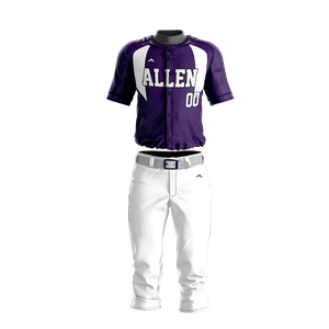 Custom Baseball Softball Uniform Set Breathable Quick Dry Polyester Jersey Pants Embroidered Team Logo <b>Athletic</b> Sportswear - Product Image 4