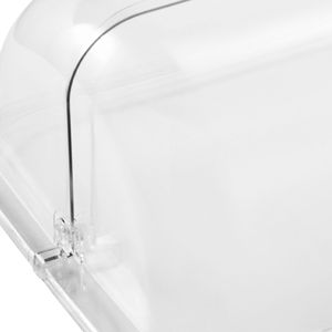 Contenitore Espositore per Alimenti da Banco in Acciaio Inox 1x1, Dispenser per Condimenti e Vassoio per Buffet - Product Image 4