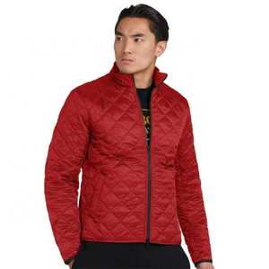 Veste matelassée légère pour homme avec col montant et fermeture éclair, en polyester multicolore, personnalisable avec logo OEM, idéale pour l'hiver - Product Image 6