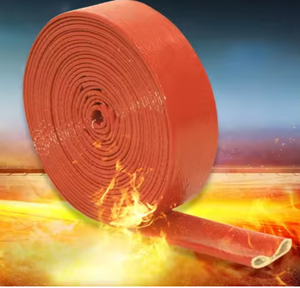 ปลอกหุ้มสายไฟทนความร้อนสูง SUNBOW SFS-003 ทำจากไฟเบอร์กลาสเคลือบด้วยซิลิโคนเรซิน ป้องกันไฟลาม ไม่กัดกร่อนด้วยด่าง 7-25KV - Product Image 5