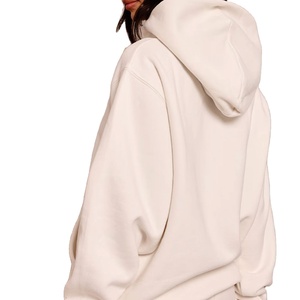 Sweat-shirts à capuche en polaire surdimensionnés pour femmes, décontractés et haut de gamme, vente en gros, sweats-shirts à capuche et sweat-shirts personnalisés, marque privée, streetwear - Product Image 4