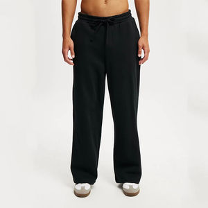 Pantalon de survêtement pour homme, style urbain, coupe ample et décontractée, taille élastique, respirant, poids moyen, style pyjama, Fourniture OEM - Product Image 4