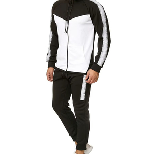 ชุดวอร์มผู้ชายสำหรับฤดูหนาว ผ้าโพลีเอสเตอร์/คอตตอน ระบายอากาศ กันลม ซับเหงื่อ ดีไซน์ทันสมัย เหมาะสำหรับวิ่งแบบสบายๆ  สามารถปรับแต่งสีและโลโก้ได้ - Product Image 5