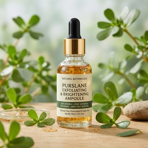 Ampoule Visage Exfoliante à la Purslane Anti-Rides Éclaircissante Anti-Taches Réductrice de Pores Sans Silicone – Meilleure Vente - Product Image 2
