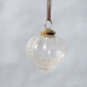 Adorno de Navidad de Cristal Transparente, Moderno, Colgante |   Decoración Navideña Transparente Hecha a Mano de Alta Calidad para Fiestas en Casa - Product Image 2